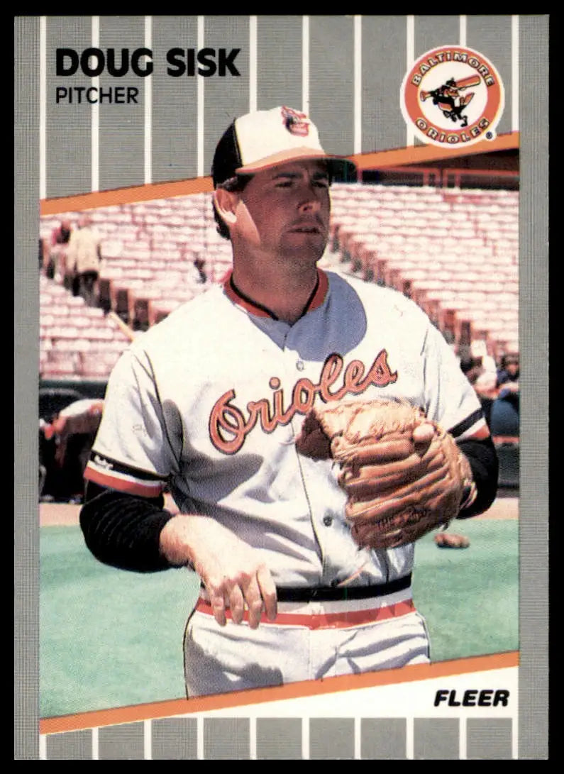 1989 Fleer Doug Sisk 621 Baltimore Orioles NM - Baseball Card Single