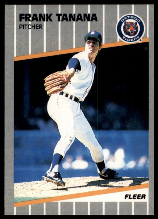 1989 Fleer Frank Tanana 147 Detroit Tigers NM - Baseball Card Single