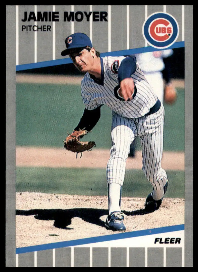 1989 Fleer Jamie Moyer 432 Chicago Cubs NM - Baseball Card Single
