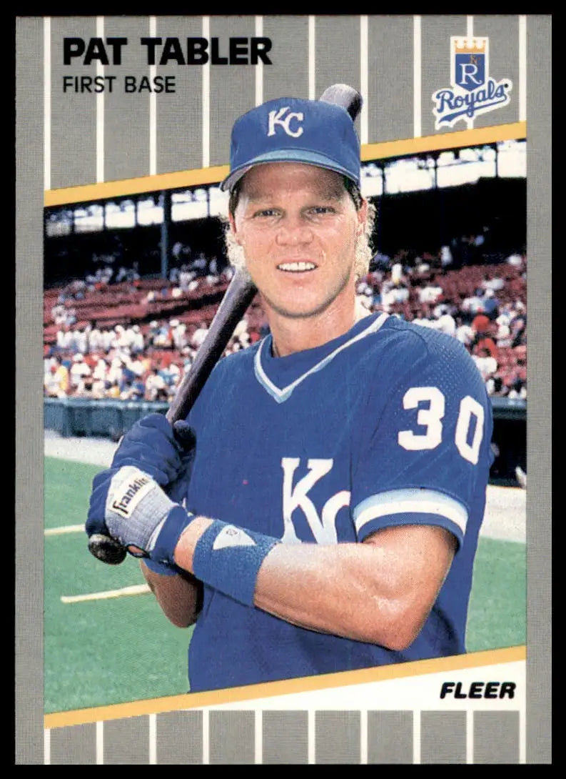1989 Fleer Pat Tabler 294 Kansas City Royals NM - Baseball Card Single