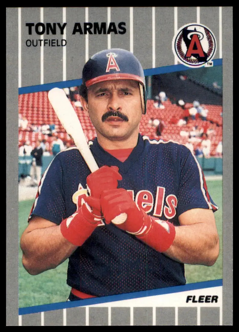 1989 Fleer Tony Armas 467 California Angels NM - Baseball Card Single