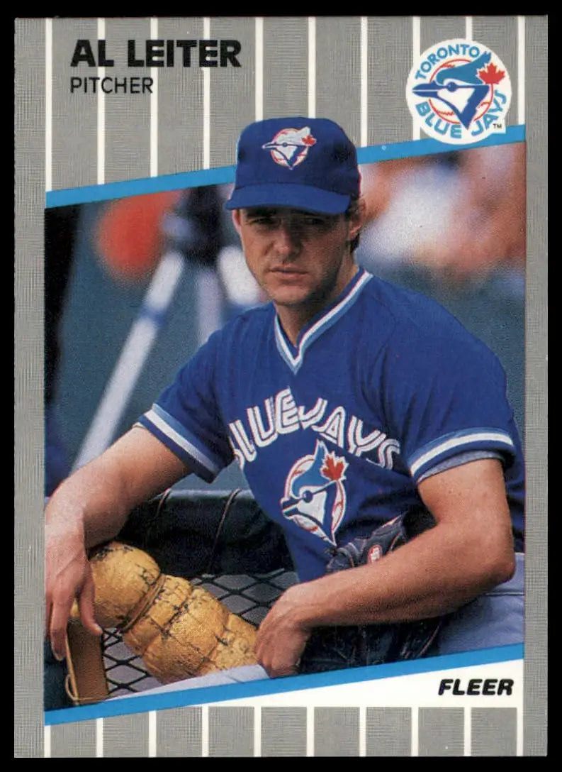 1989 Fleer Update Al Leiter U-70 Toronto Blue Jays NM - Baseball Card Single