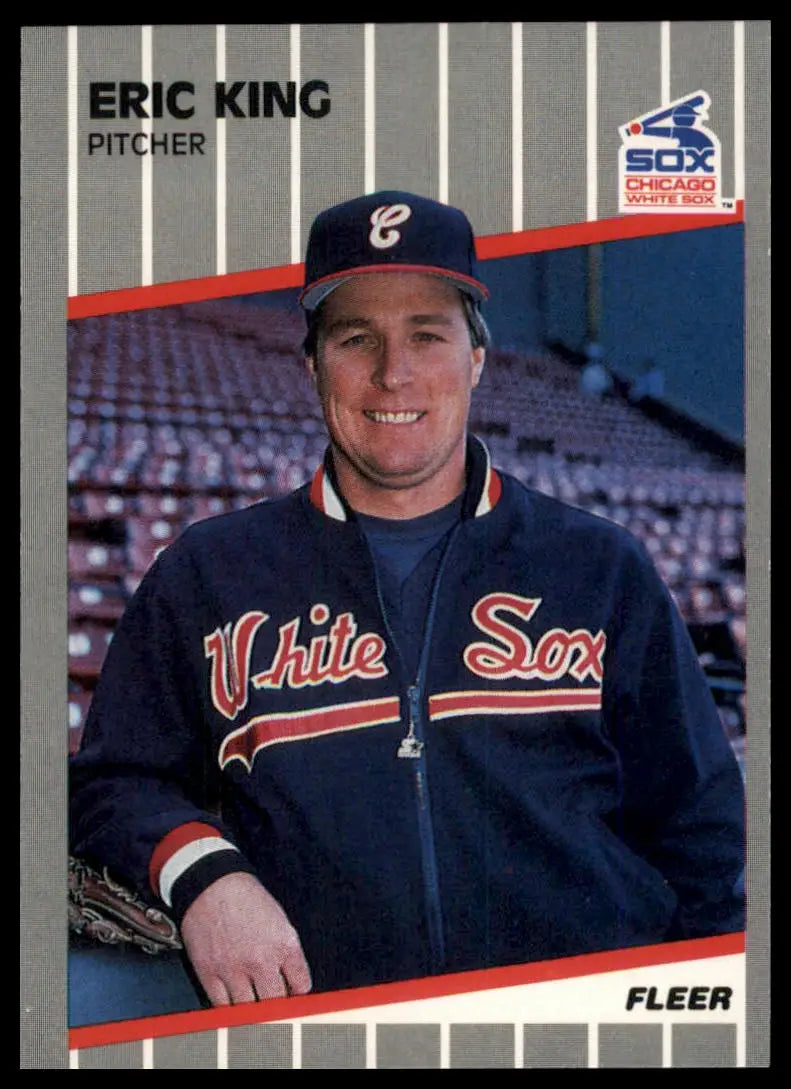1989 Fleer Update Eric King U-19 Chicago White Sox NM - Baseball Card Single