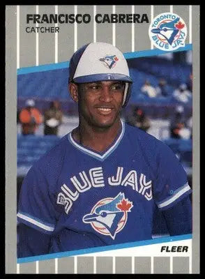 1989 Fleer Update Francisco Cabrera U-68 Toronto Blue Jays NM - Baseball Card Single