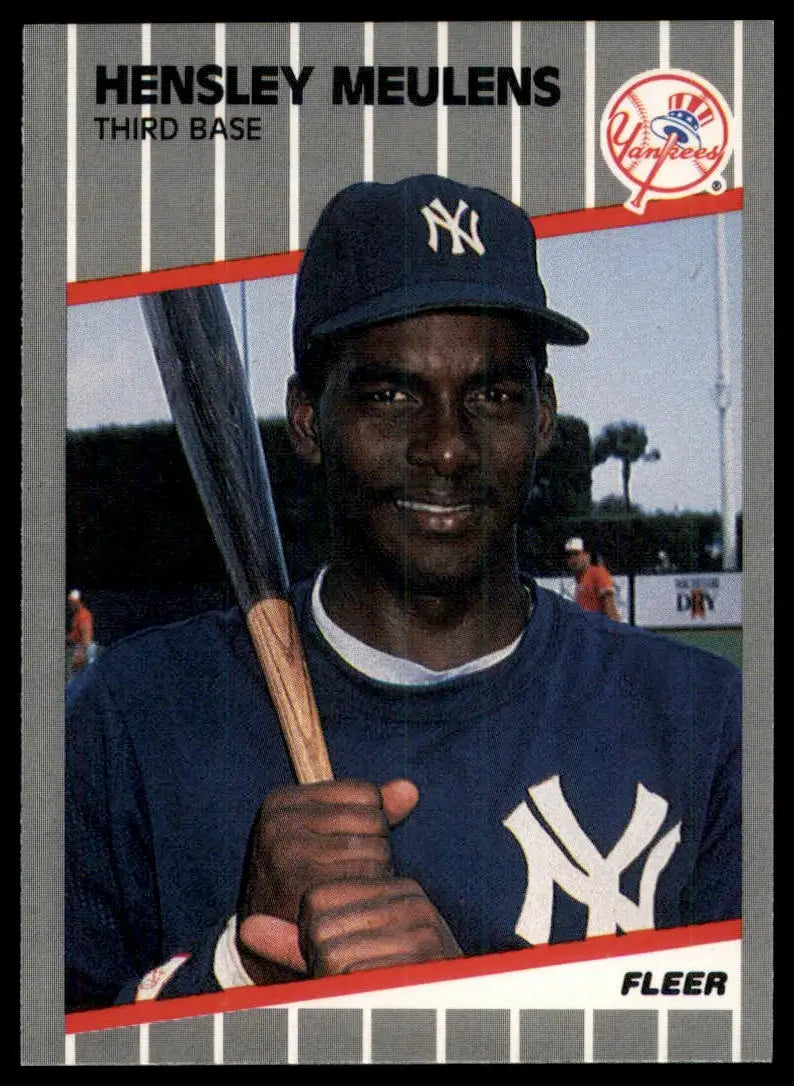 1989 Fleer Update Hensley Meulens U-51 New York Yankees NM - Baseball Card Single