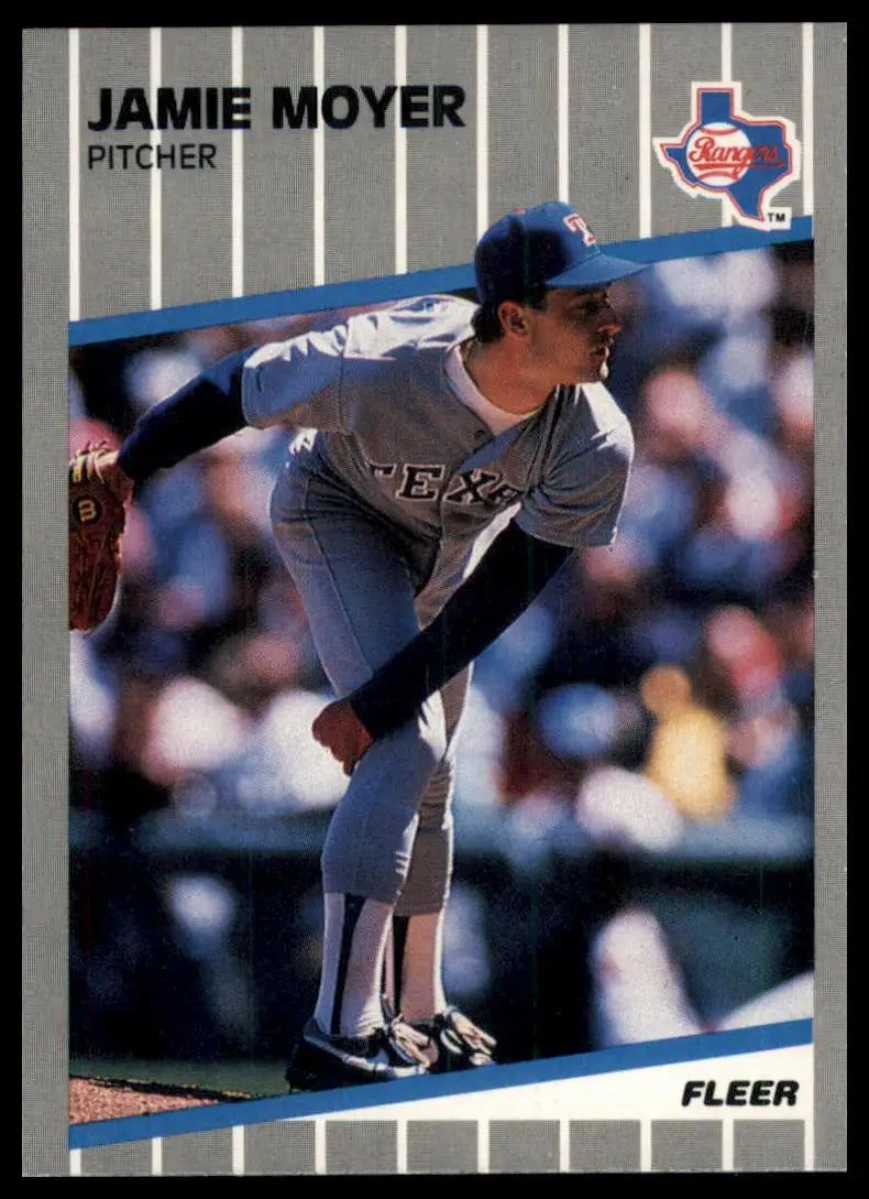 1989 Fleer Update Jamie Moyer U-65 Texas Rangers NM - Baseball Card Single