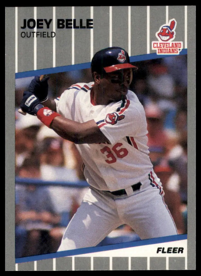 1989 Fleer Update Joey Belle U-25 Cleveland Indians NM - Baseball Card Single