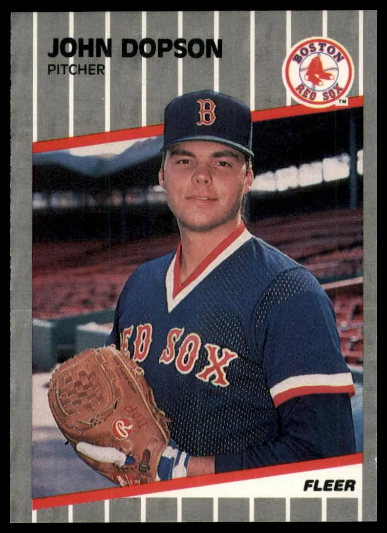 1989 Fleer Update John Dopson U-8 Boston Red Sox NM - Baseball Card Single