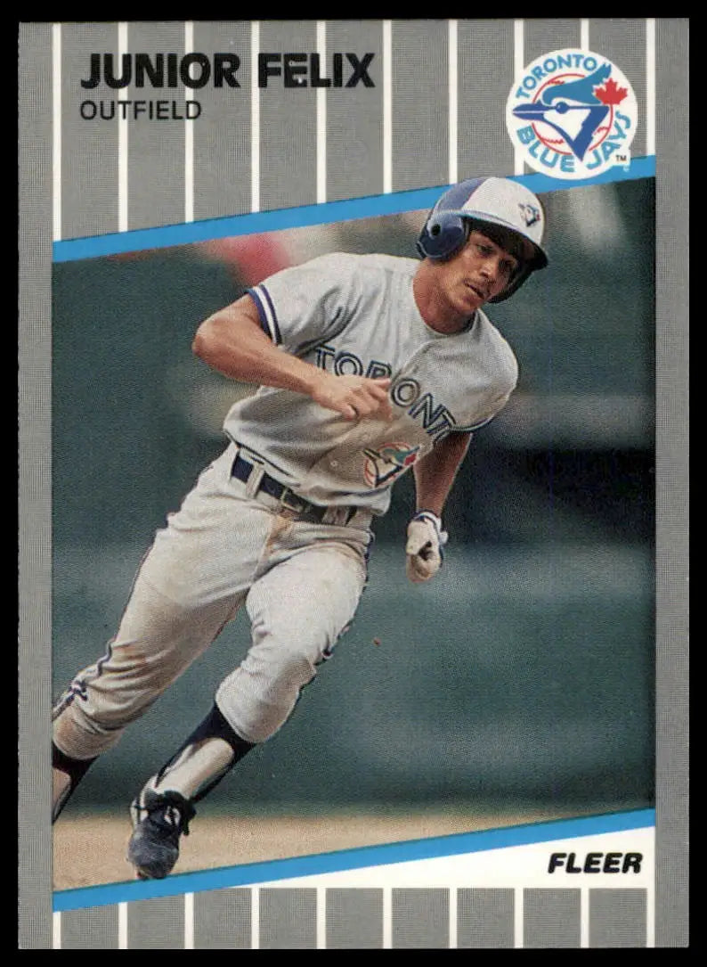 1989 Fleer Update Junior Felix U-69 Toronto Blue Jays NM - Baseball Card Single