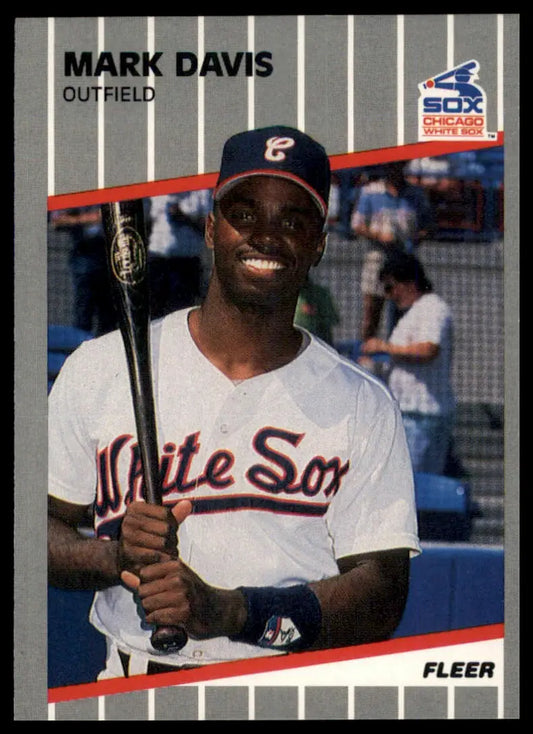 1989 Fleer Update Mark Davis U-18 Chicago White Sox NM - Baseball Card Single