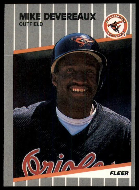 1989 Fleer Update Mike Devereaux U-2 Baltimore Orioles NM - Baseball Card Single