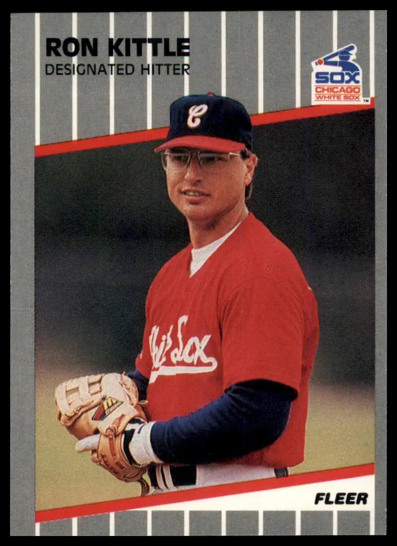 1989 Fleer Update Ron Kittle U-20 Chicago White Sox NM - Baseball Card Single