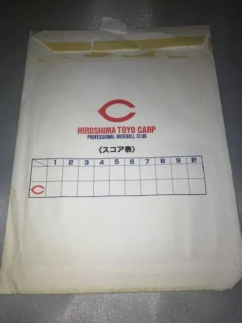 1989 Hiroshima Toyo Carp Japan Team Issue JPCL Card Set Packet Kawaguchi Shoda - Baseball Card Single