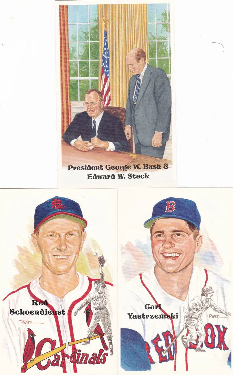 1989 PEREZ STEELE GALLERIES BASEBALL HALL OF FAME ART POST CARDS TENTH SERIES - Baseball Card Single
