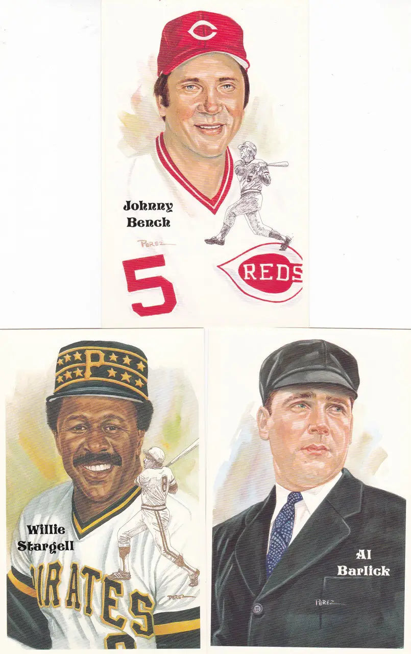 1989 PEREZ STEELE GALLERIES BASEBALL HALL OF FAME ART POST CARDS TENTH SERIES - Baseball Card Single