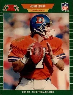 1989 Pro Set #100b John Elway - Football Card Single