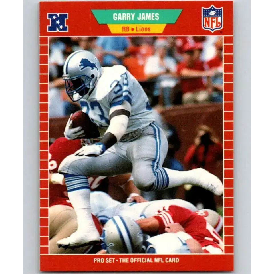 1989 Pro Set #120 Garry James NM-MT Detroit Lions Football Card - Football Card Single