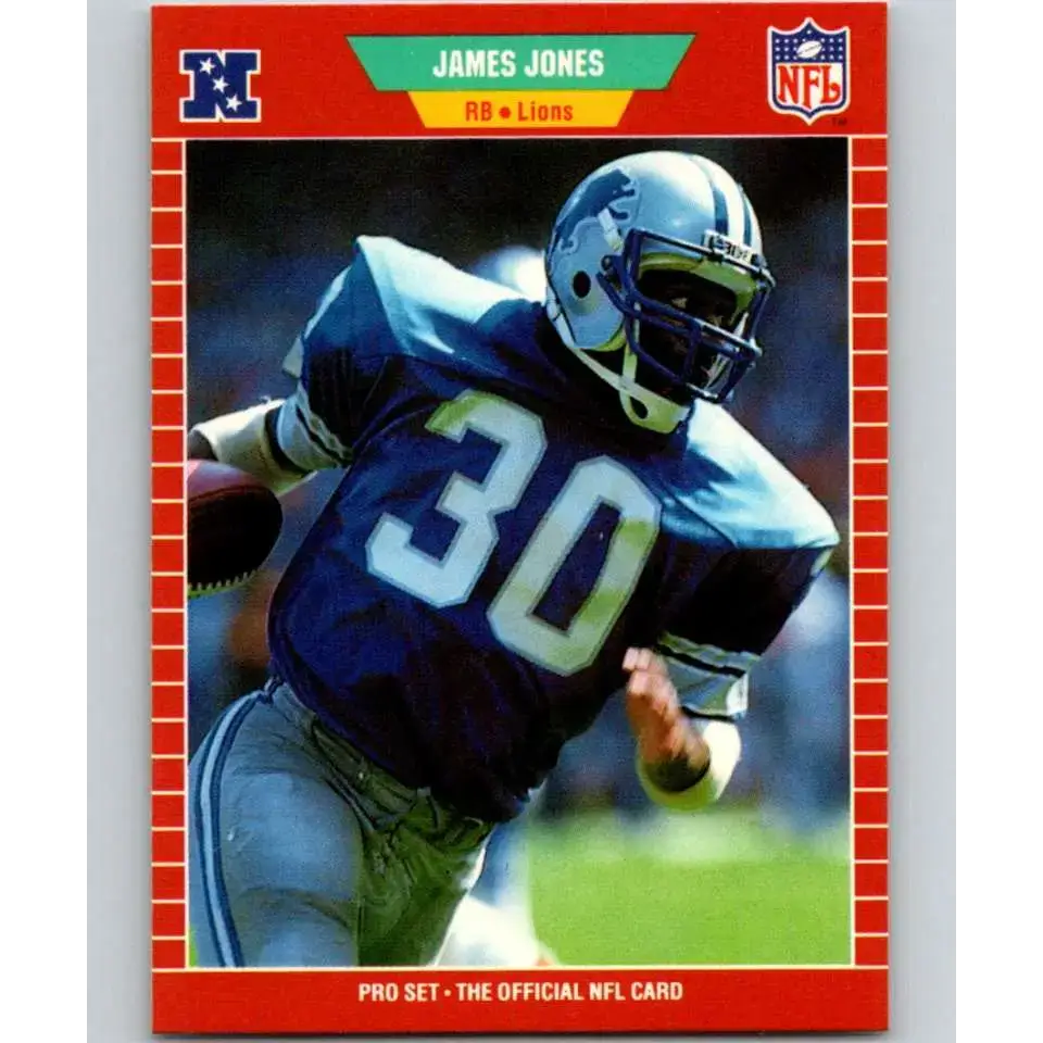 1989 Pro Set #121 James Jones NM-MT Detroit Lions Football Card