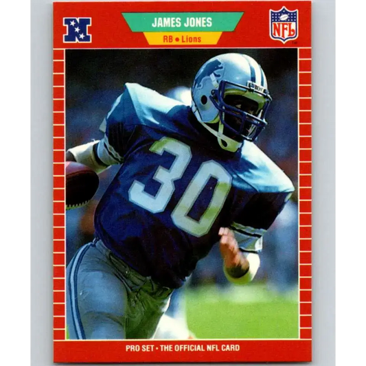 1989 Pro Set #121 James Jones NM-MT Detroit Lions Football Card