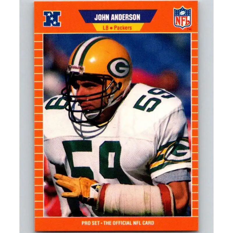 1989 Pro Set #128 John Anderson NM-MT Green Bay Packers Football Card - Football Card Single