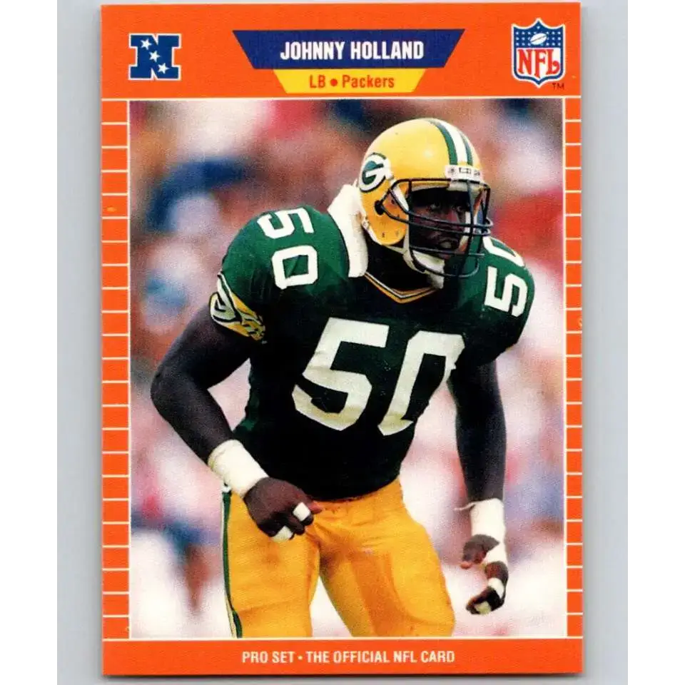 1989 Pro Set #137 Johnny Holland NM-MT Green Bay Packers Football Card - Football Card Single