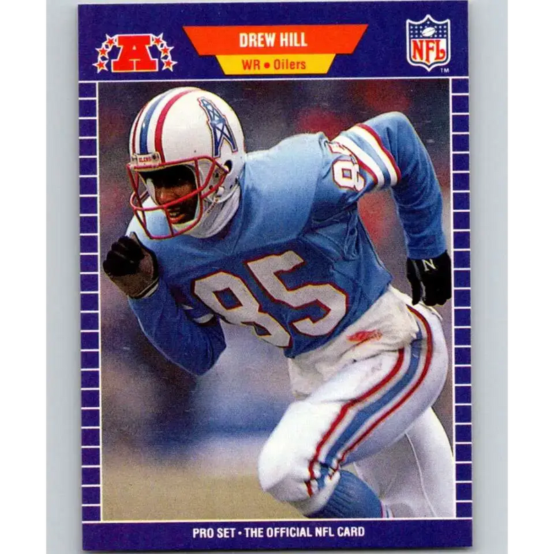 1989 Pro Set #146 Drew Hill NM-MT Houston Oilers Football Card - Football Card Single