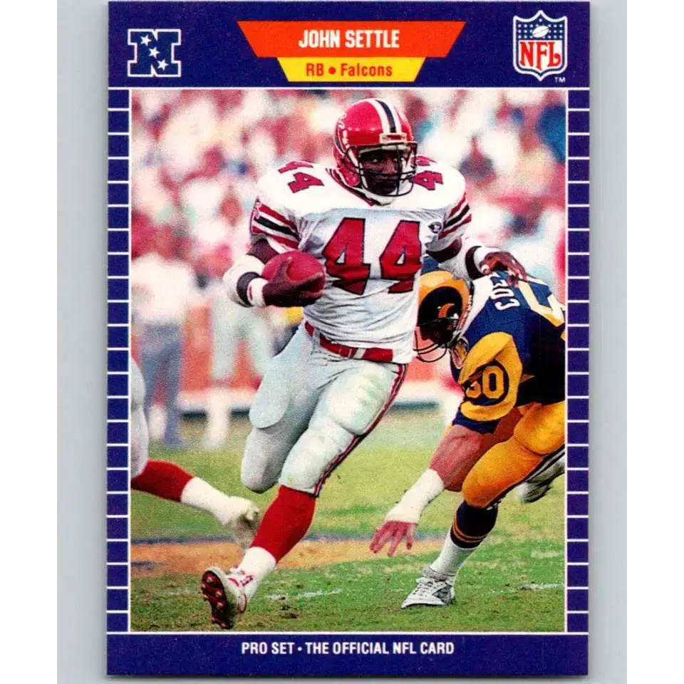 1989 Pro Set #15 John Settle NM-MT RC Rookie Atlanta Falcons Football Card