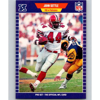 1989 Pro Set #15 John Settle NM-MT RC Rookie Atlanta Falcons Football Card