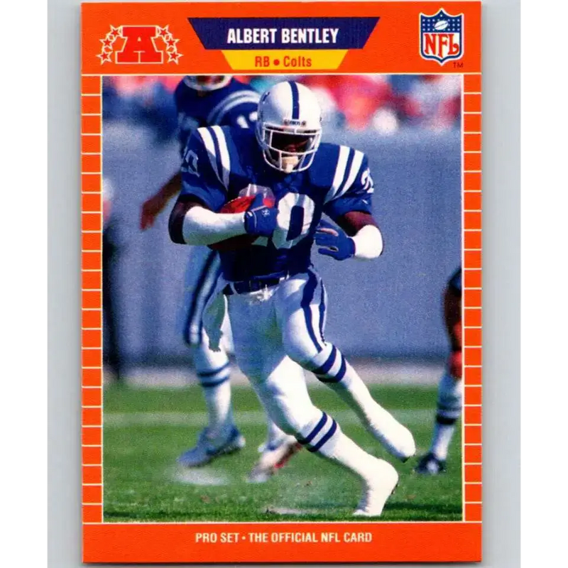 1989 Pro Set #155 Albert Bentley NM-MT Indianapolis Colts Football Card - Football Card Single