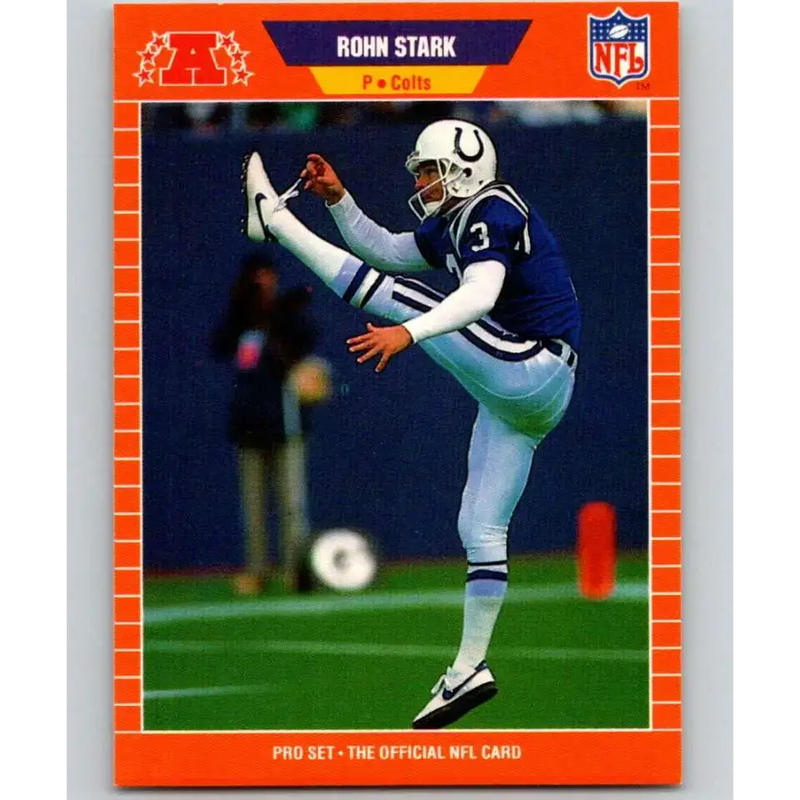 1989 Pro Set #164 Rohn Stark NM-MT Indianapolis Colts Football Card - Football Card Single