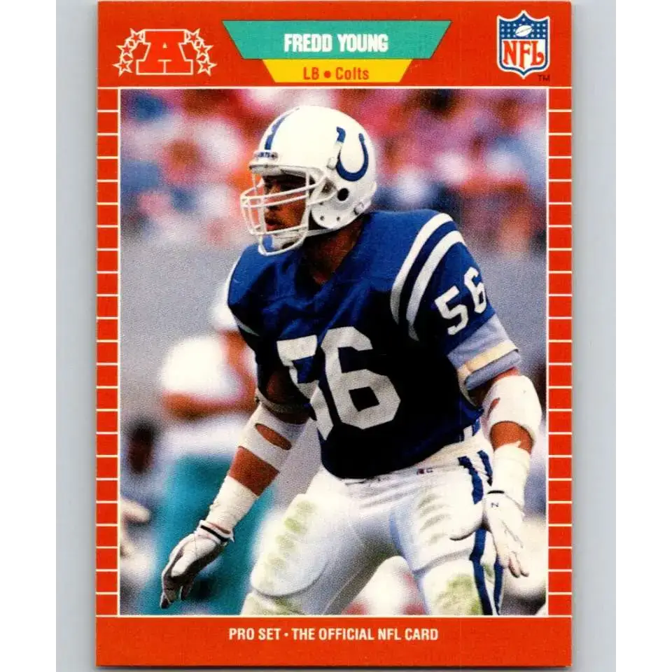 1989 Pro Set #165 Fredd Young NM-MT Indianapolis Colts Football Card