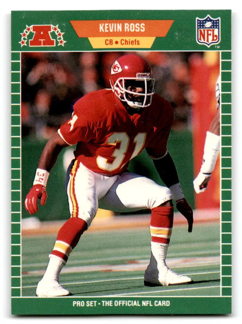 1989 Pro Set #179 Kevin Ross - Football Card Single