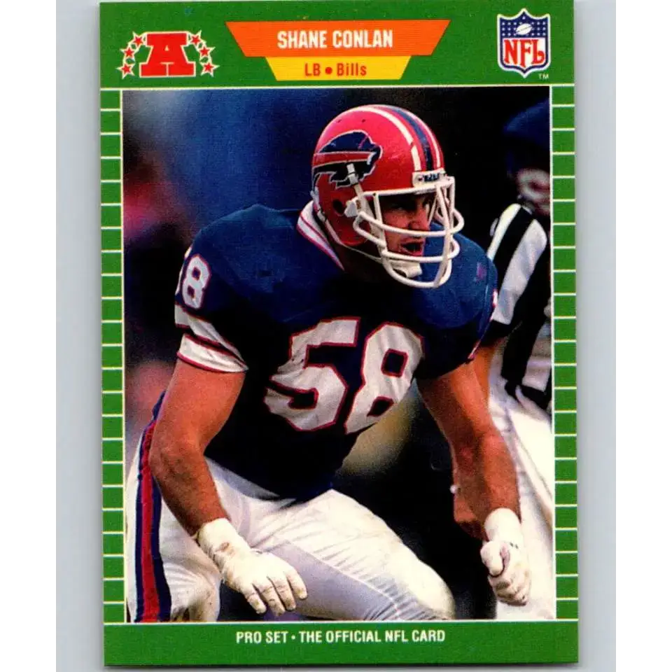 1989 Pro Set #19 Shane Conlan NM-MT Buffalo Bills Football Card - Football Card Single