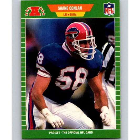 1989 Pro Set #19 Shane Conlan NM-MT Buffalo Bills Football Card - Football Card Single
