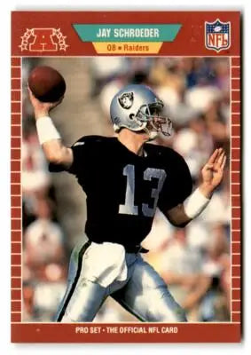 1989 Pro Set #192 Jay Schroeder - Football Card Single