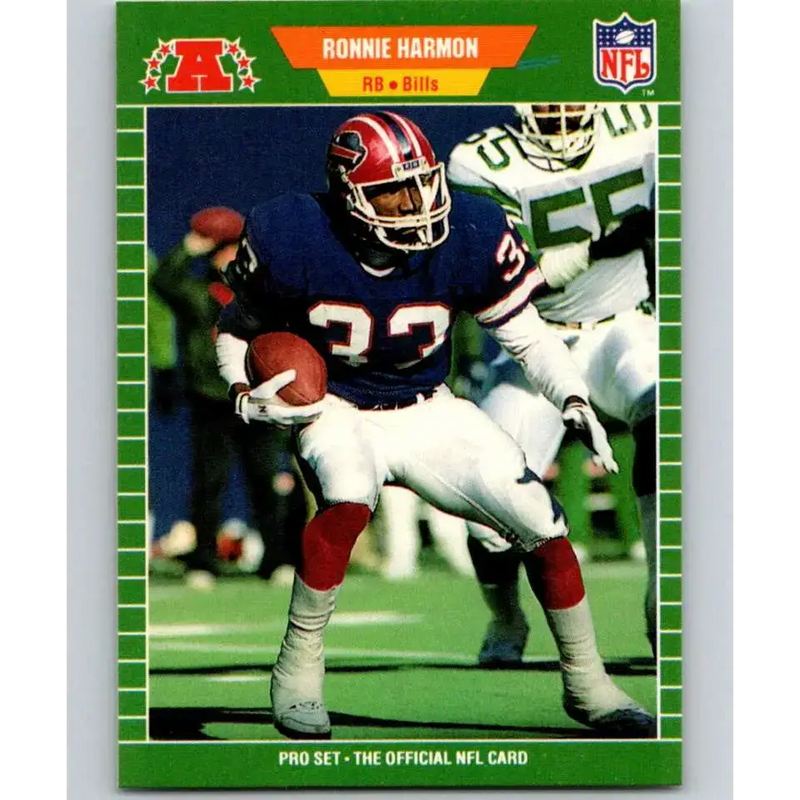 1989 Pro Set #20 Ronnie Harmon NM-MT Buffalo Bills Football Card - Football Card Single