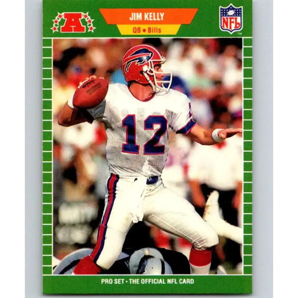 1989 Pro Set #22 Jim Kelly NM-MT Buffalo Bills Football Card