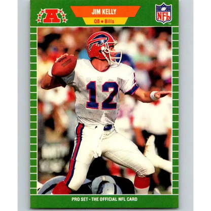 1989 Pro Set #22 Jim Kelly NM-MT Buffalo Bills Football Card