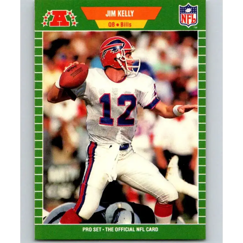 1989 Pro Set #22 Jim Kelly NM-MT Buffalo Bills Football Card - Football Card Single