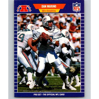 1989 Pro Set #220 Dan Marino NM-MT Miami Dolphins Football Card