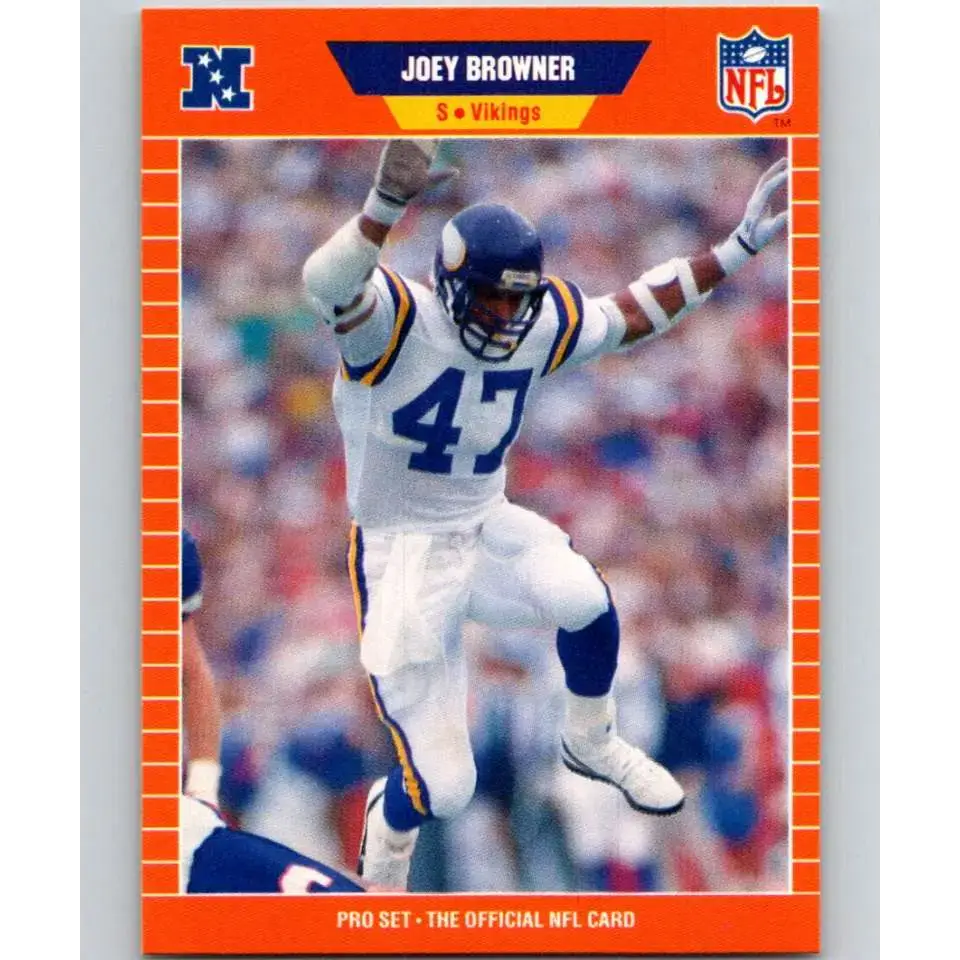 1989 Pro Set #227 Joey Browner NM-MT Minnesota Vikings Football Card