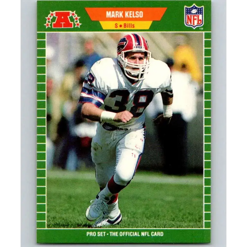 1989 Pro Set #23 Mark Kelso NM-MT Buffalo Bills Football Card - Football Card Single