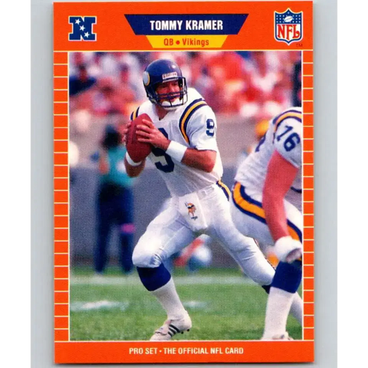1989 Pro Set #232 Tommy Kramer NM-MT Minnesota Vikings Football Card