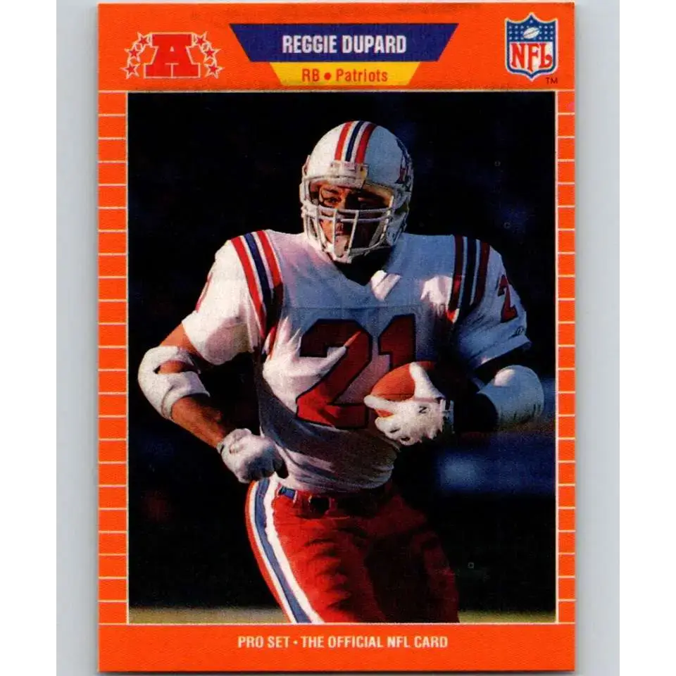 1989 Pro Set #246 Reggie Dupard NM-MT New England Patriots Football Card