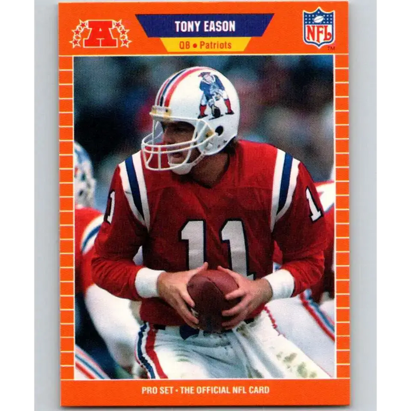 1989 Pro Set #247 Tony Eason NM-MT New England Patriots Football Card - Football Card Single