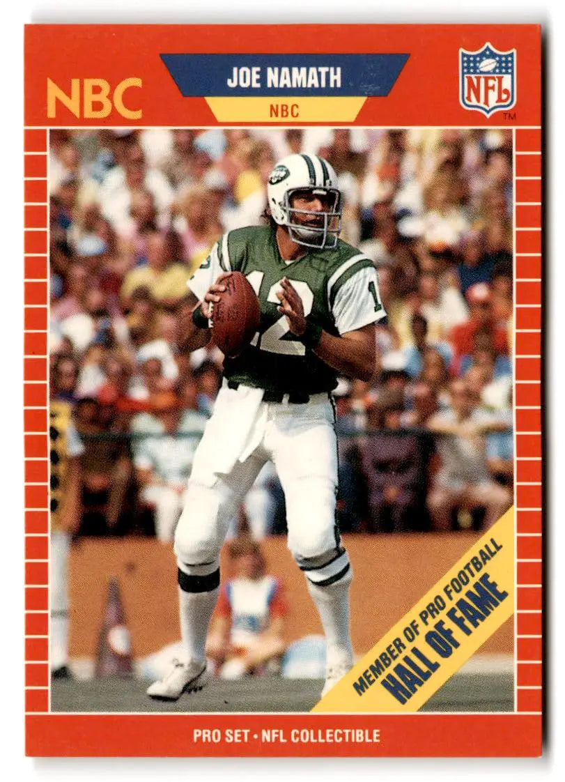 1989 Pro Set #25 Joe Namath Announcer Collectibles - Football Card Single