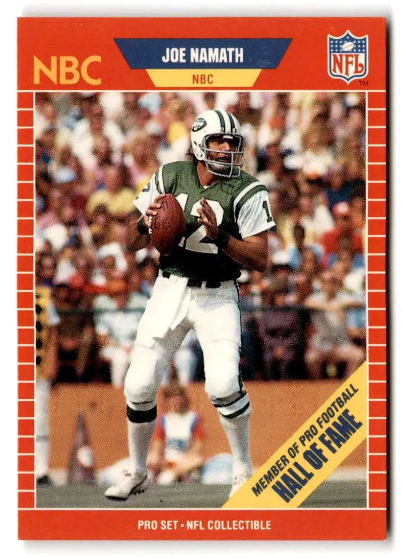 1989 Pro Set #25 Joe Namath Announcer Collectibles - Football Card Single