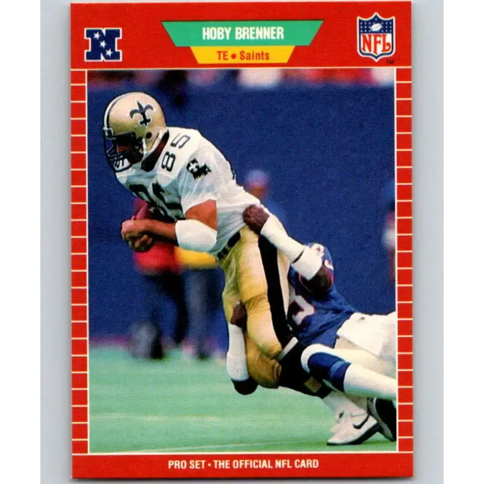 1989 Pro Set #262 Hoby Brenner NM-MT New Orleans Saints Football Card