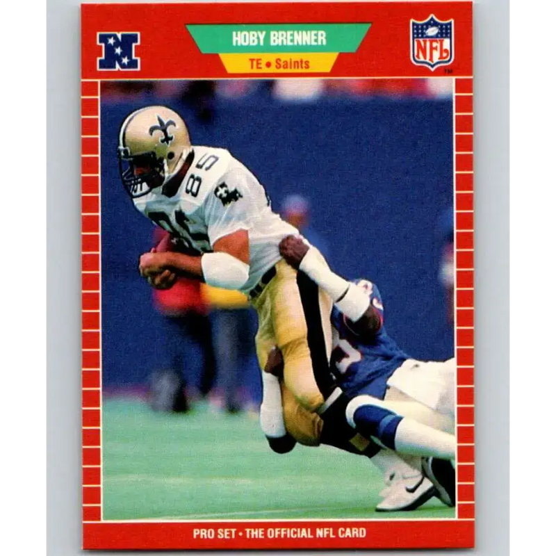 1989 Pro Set #262 Hoby Brenner NM-MT New Orleans Saints Football Card - Football Card Single