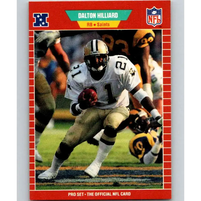 1989 Pro Set #269 Dalton Hilliard NM-MT New Orleans Saints Football Card - Football Card Single
